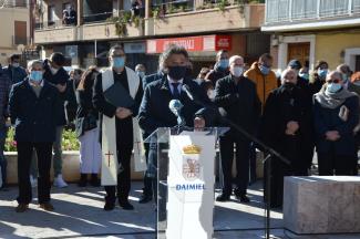 Leopoldo Sierra Inauguración Estatua Semana Santa