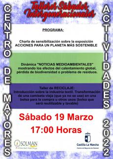 Cartel actividades Centro de Mayores