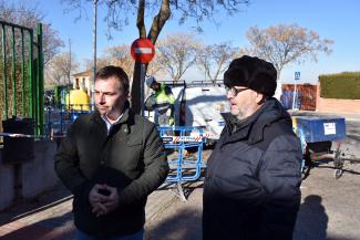 Javier Fisac y Javier Núñez de Arenas, este martes.