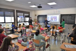 Charla hoy en el C.P. San Isidro