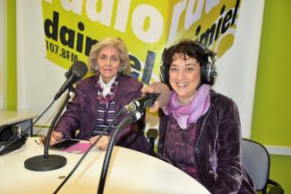 Loli y Esther Gordillo, hoy en Radio Daimiel.
