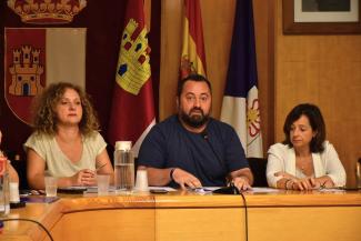 Román Ortega, durante su intervención