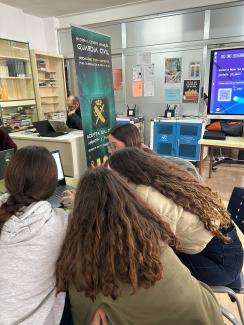 Alumnas durante la actividad