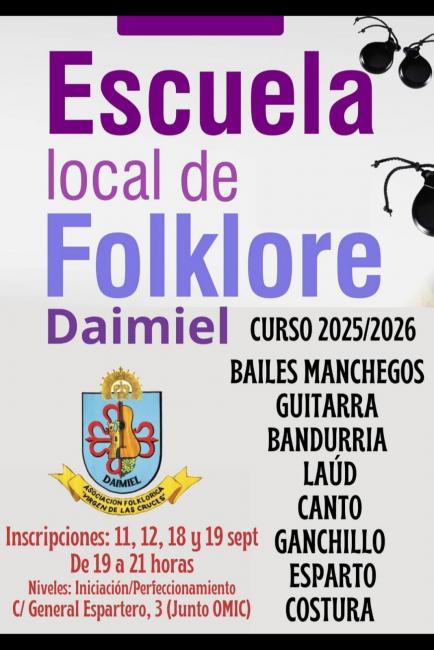 Escuela Local de Folklore. Cartel 2025