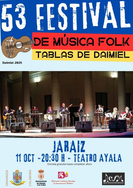 53 Festival Folk Tablas de Daimiel. Cartel 11-O