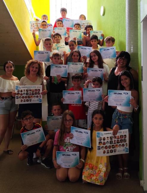Durante la entrega de diplomas 