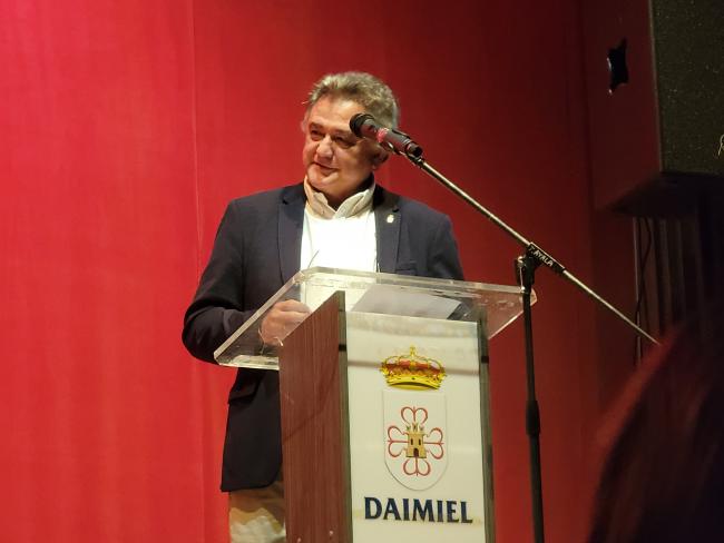 El alcalde durante su intervención.