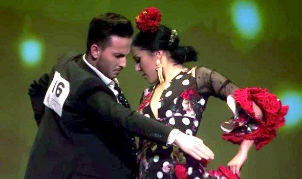Carlos Cencerrero y Carmen Romero, durante su actuación