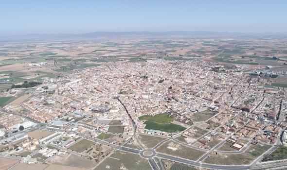 Imagen aérea de Daimiel