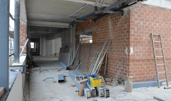 Obras en el colegio San Isidro