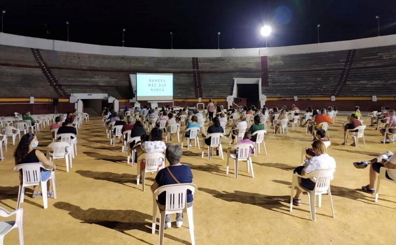 Proyección en la Plaza de Toros