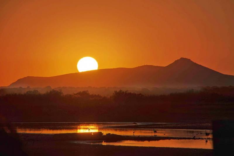 Atardecer en Las Tablas (foto Juan Moya)