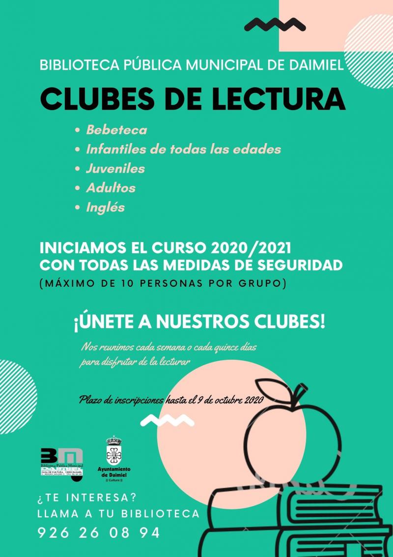 Club de lectura 2020 - Cartel