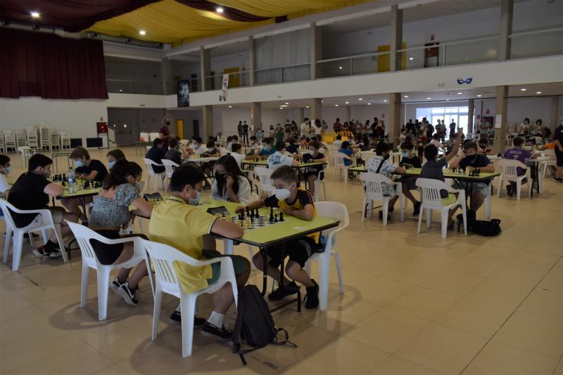 Participantes en el campeonato de Ajedrez