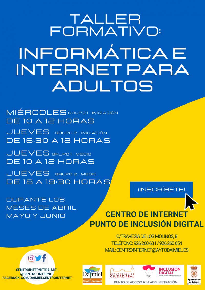 Informática e Internet para adultos