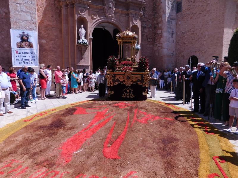 Salida del Corpus en 2019, parroquia de San Pedro