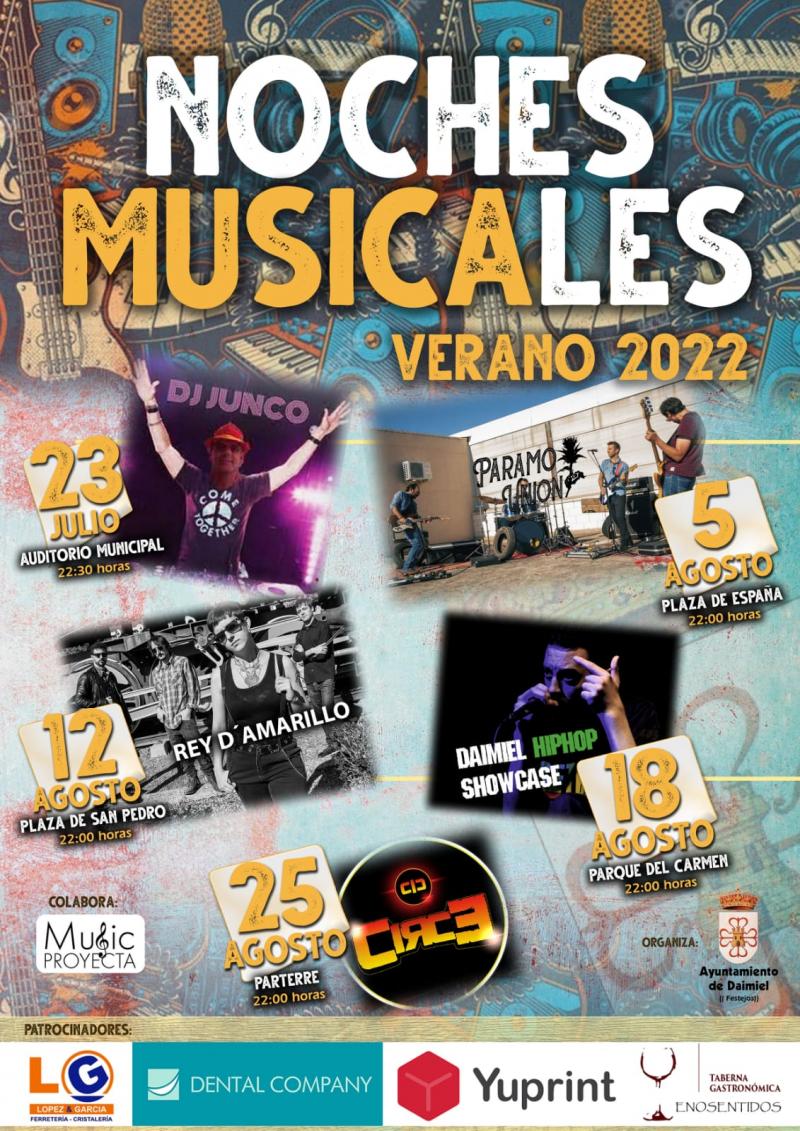 noches musicales verano 2022