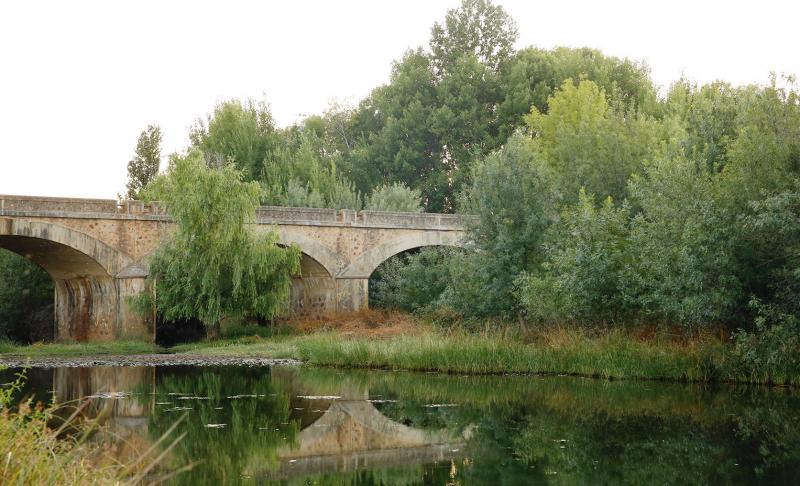 Puente Nuevo de Piedrabuena, en el paraje de las Tablas de la Yedra