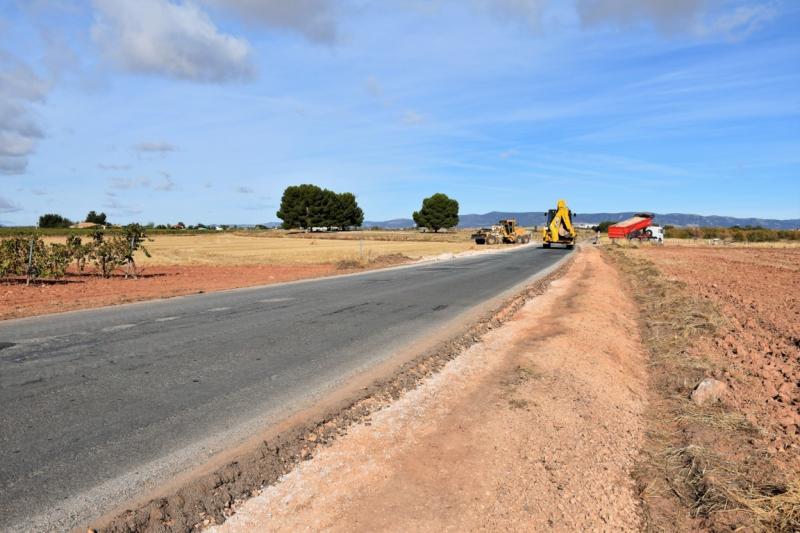 Obras senda peatonal Navaseca