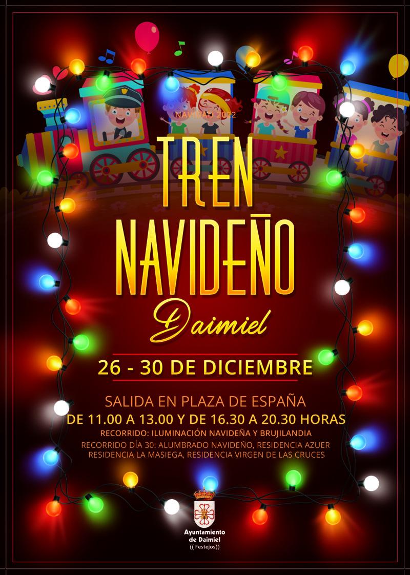 Tren navideño - Cartel