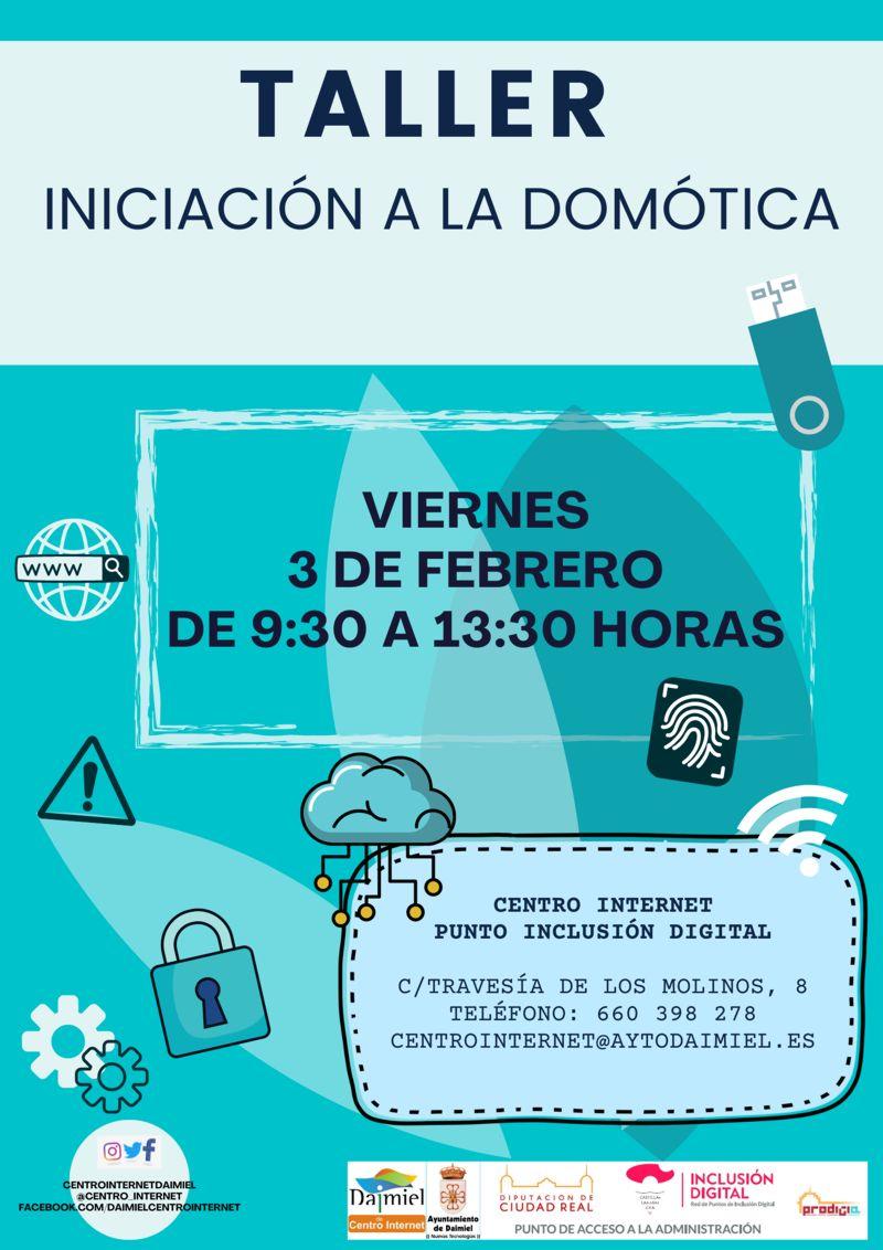 Taller de iniciación a la domótica - Cartel