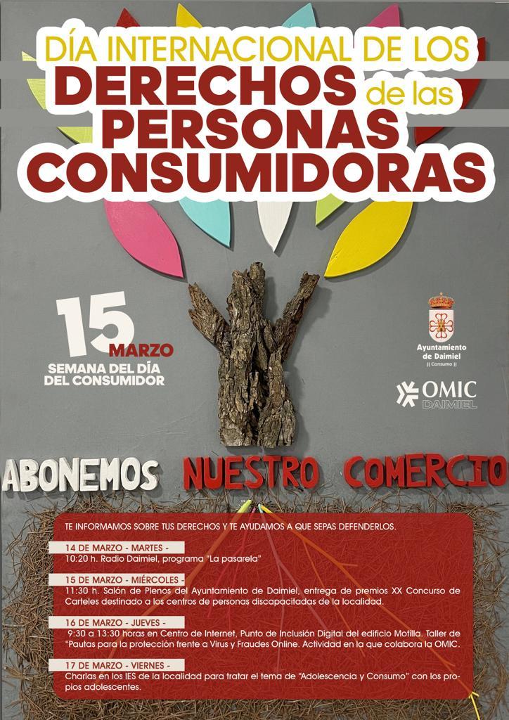 Cartelería Día Internacional de las Personas Consumidoras Daimiel
