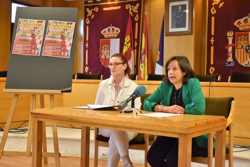 Alicia Loro y Mar Carrasco en rueda de prensa, hoy miércoles.