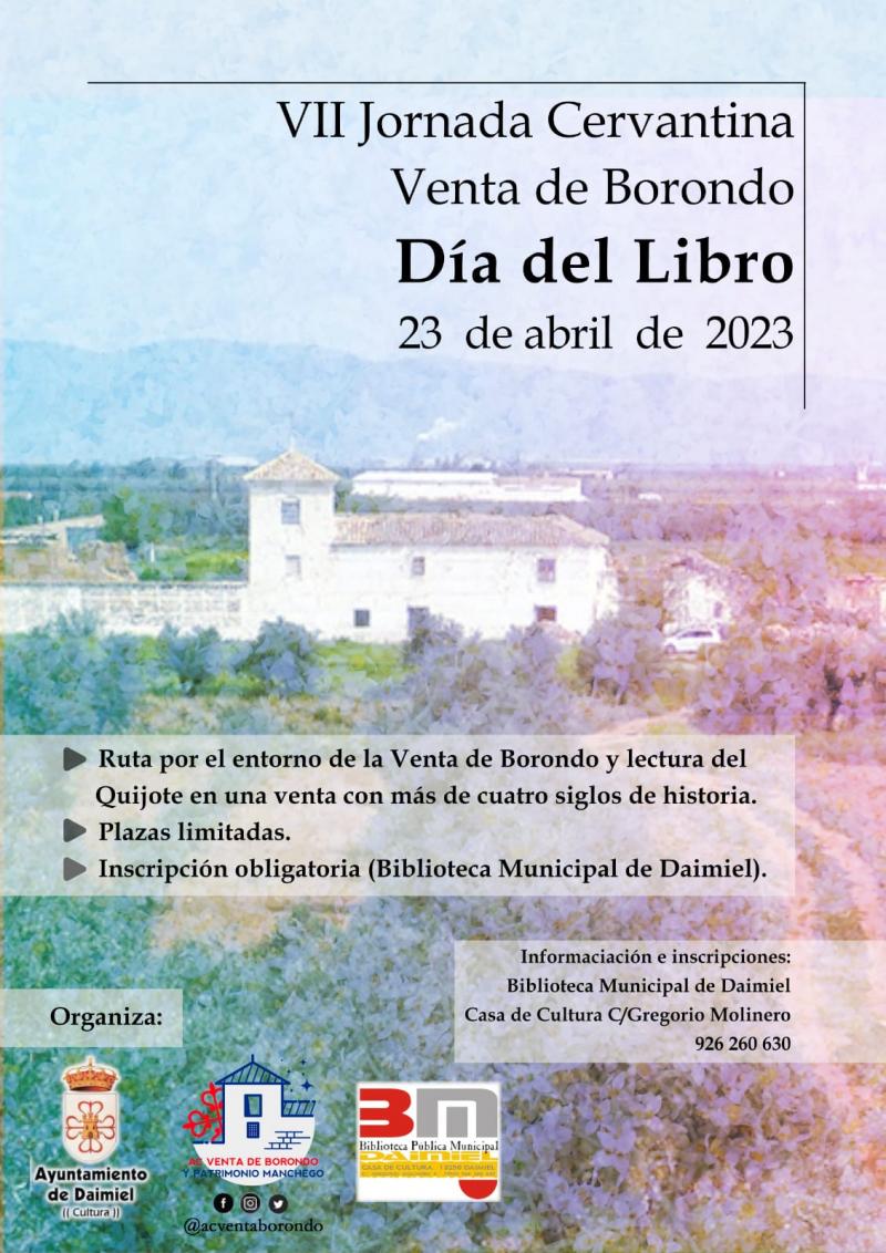 Cartel jornadas libro venta Borondo