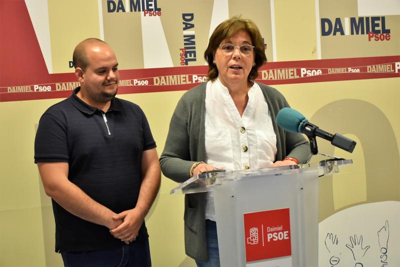 Teresa Ortega y Pepe Jiménez, hoy viernes en rueda de prensa.