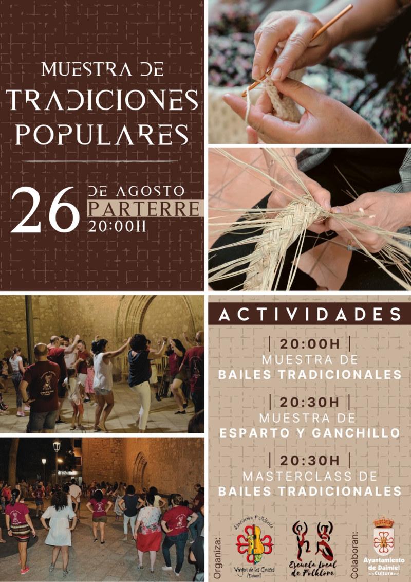 Cartel muestra tradiciones populares