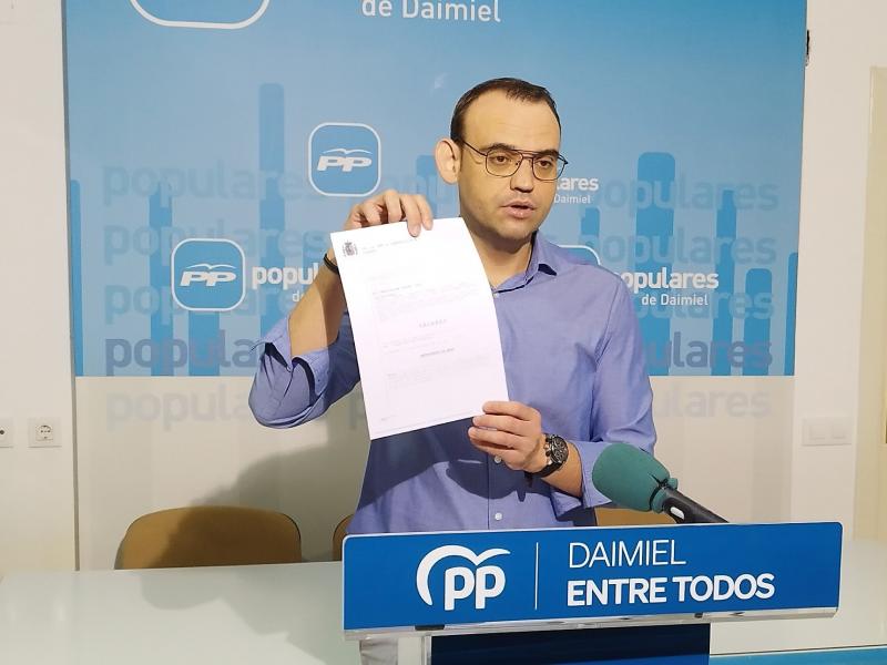 Jesús David Sánchez de Pablo, hoy viernes en rueda de prensa.