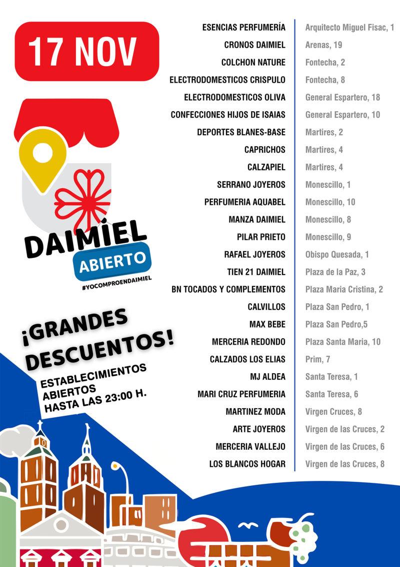 Establecimientos Daimiel Abierto