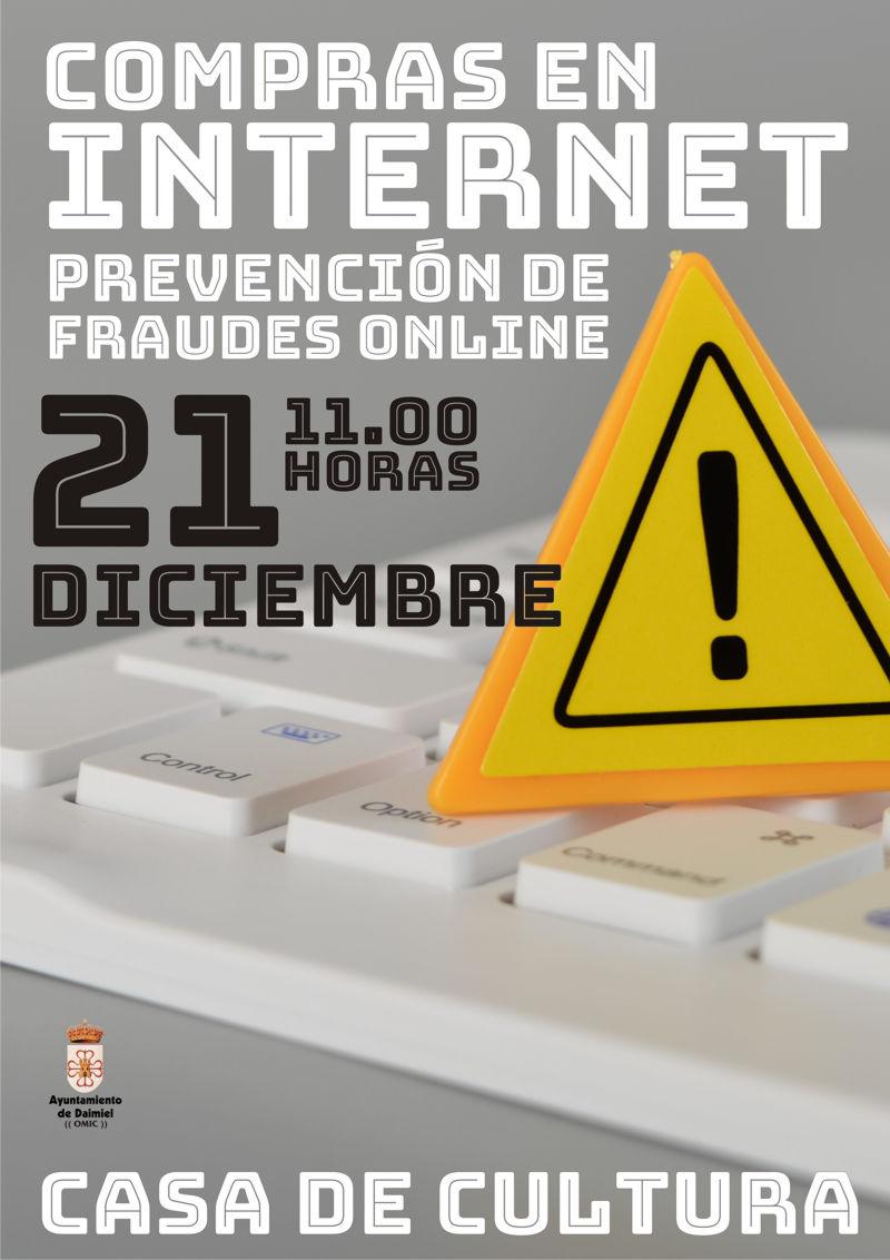 Cartel taller compras en Internet