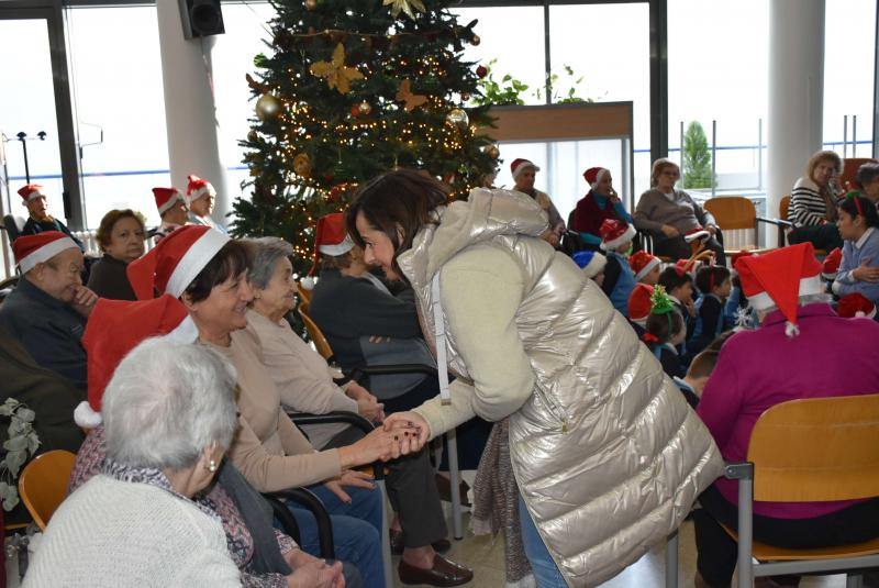 Durante el encuentro intergeneracional 