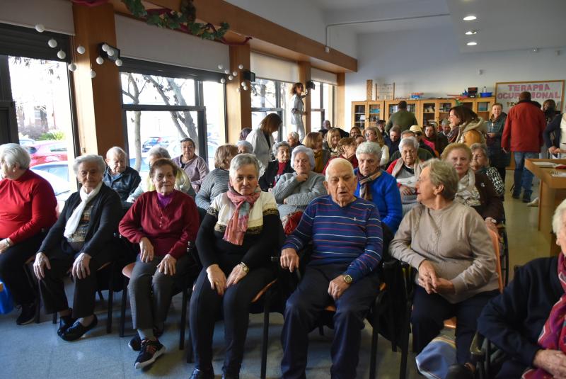 Durante el encuentro con familiares