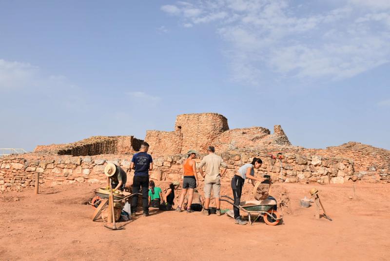 Durante los trabajos de excavación 