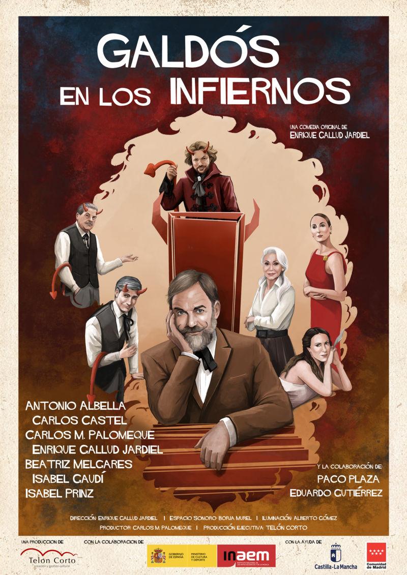 Cartel Galdos en los infiernos