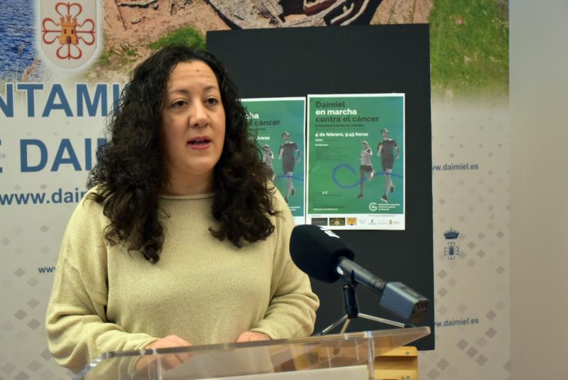 García de la Galiana durante la rueda de prensa 