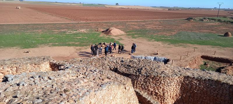 Visitantes a la Motilla del Azuer 