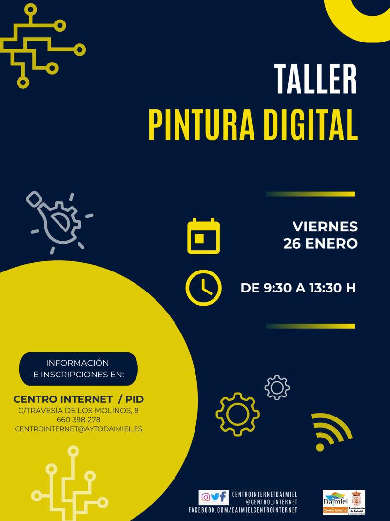 Taller pintura digital - Cartel