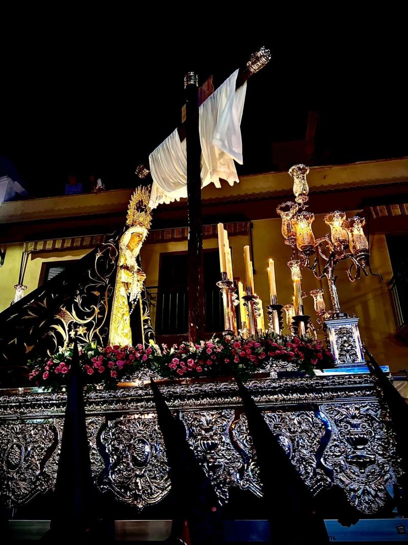 Virgen de la Soledad. Semana Santa 2023. ( Foto de Plácido Sánchez )