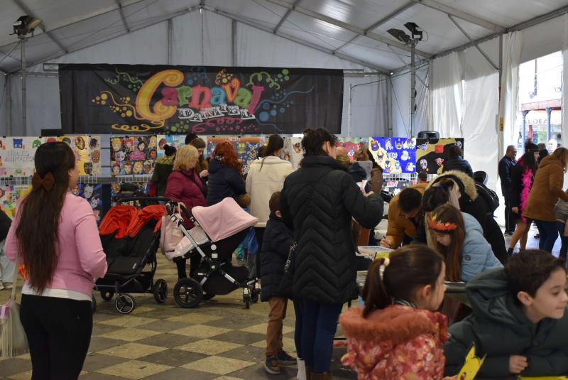 Carpa de talleres infantiles de carnaval