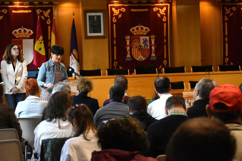 García Carpintero durante la entrega de premios 