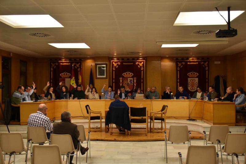 Votación en el pleno de abril