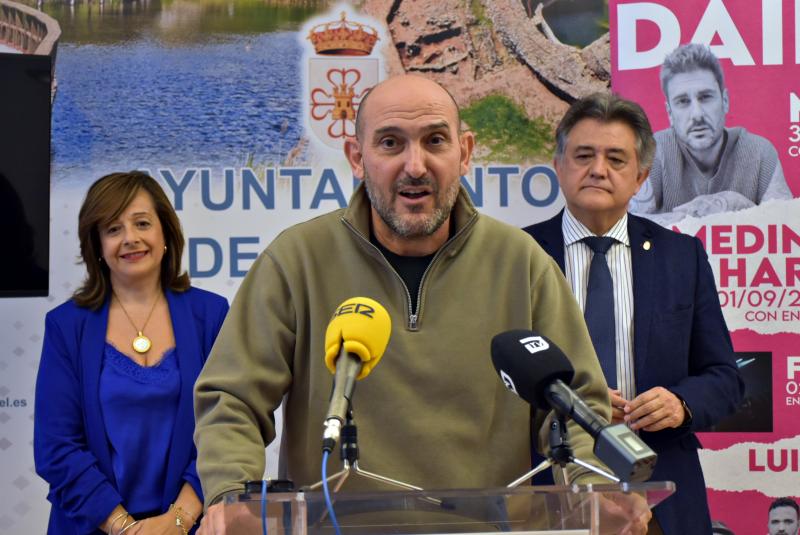 Heredia en la rueda de prensa 