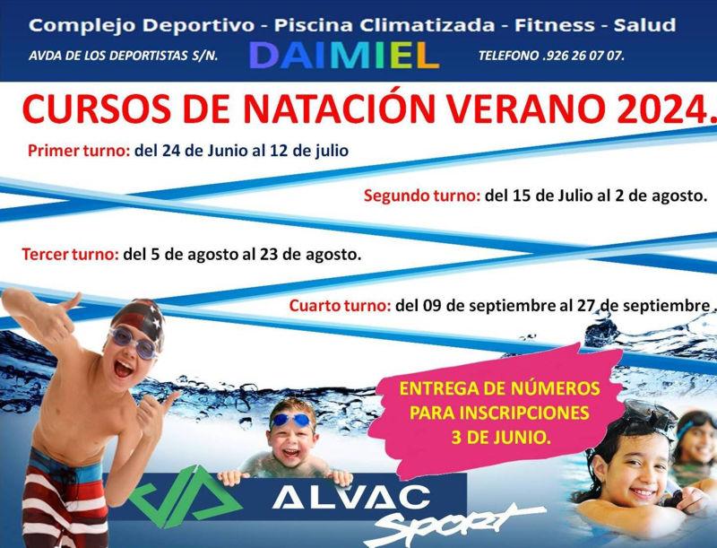 Cursos natación verano 2024 Cursos natación verano 2024