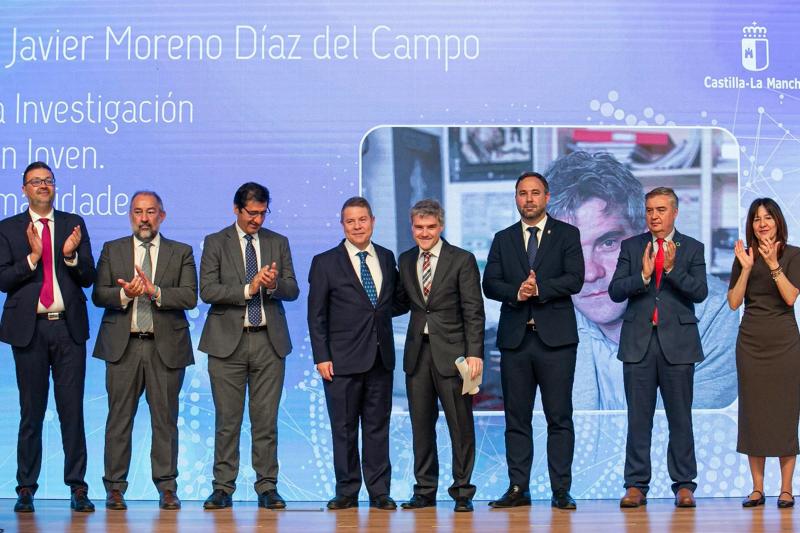 Durante la entrega de premios