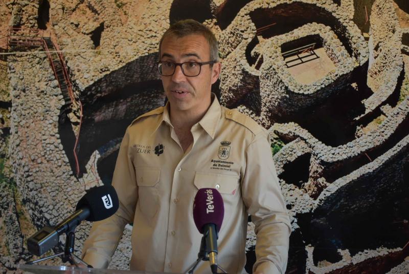 Torres en el encuentro con los medios de comunicación