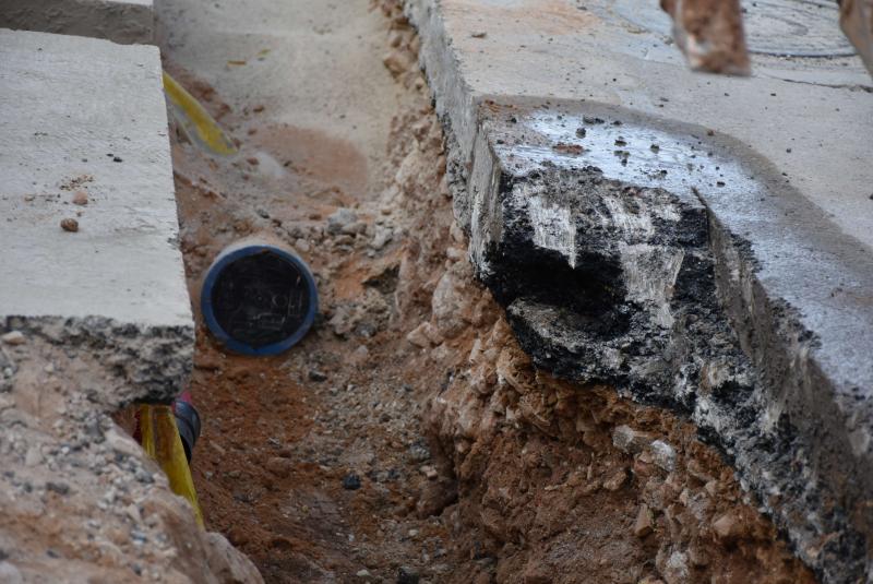 Obras en calle Dehesa