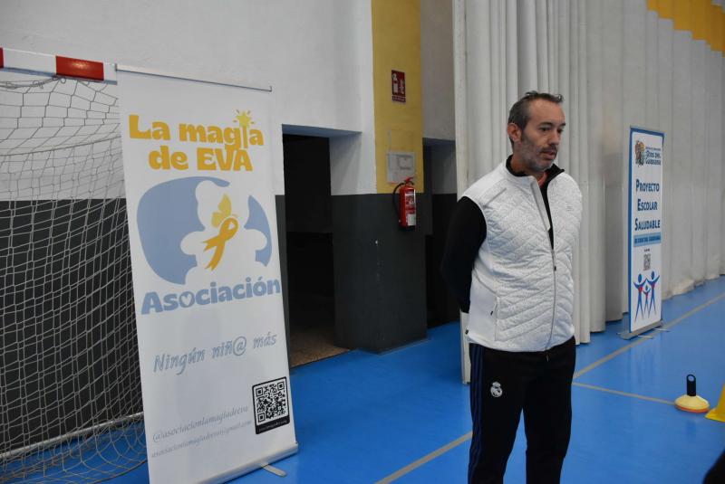 Manuel Velázquez durante la actividad